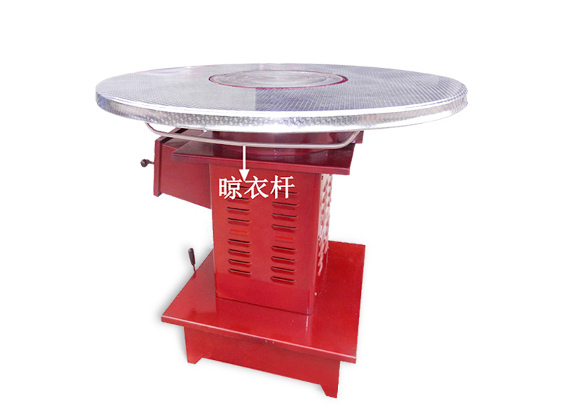 家用炊事取暖爐—【爐具生物質爐】圓形不銹鋼立體方桌面