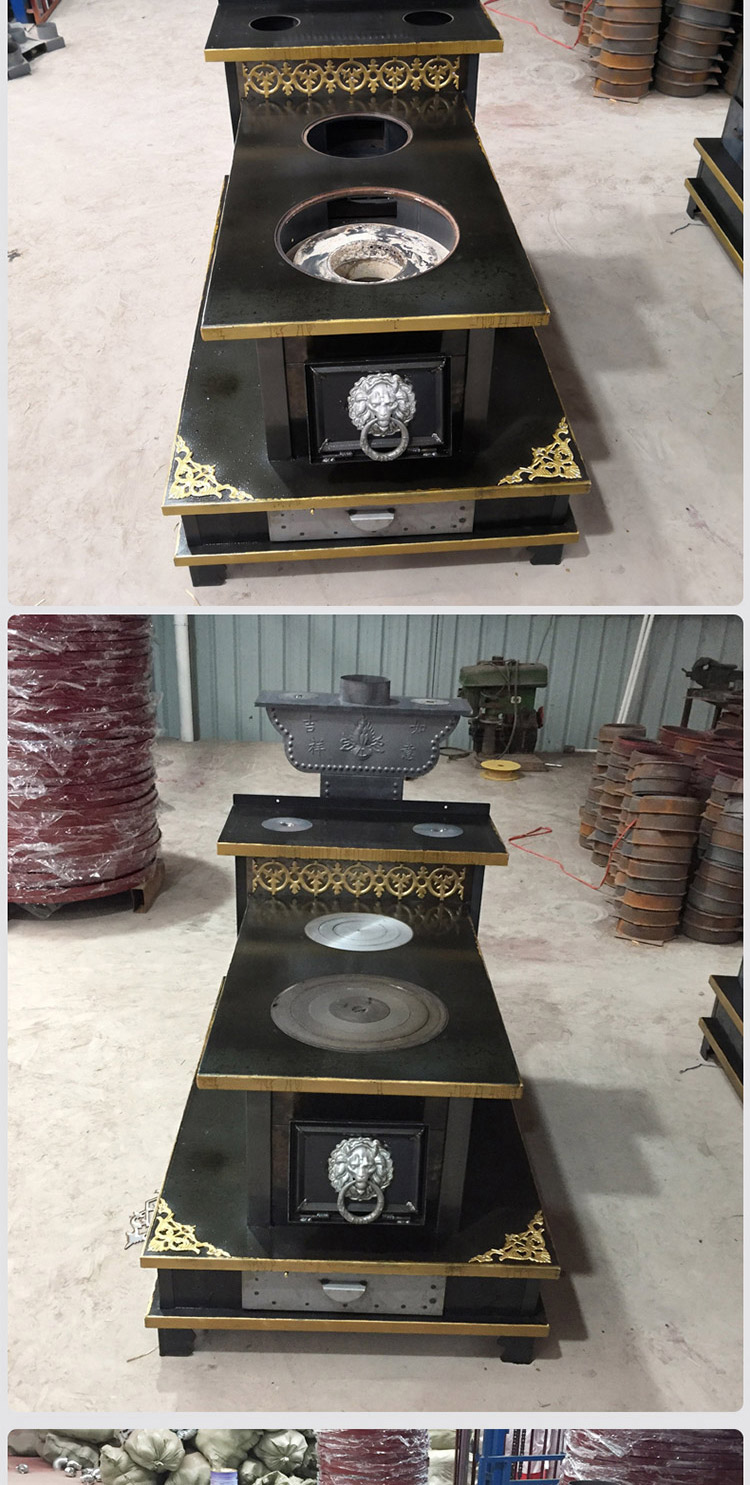 1.4米可帶火神座雙層臺面藏爐—家用取暖藏爐【爐具】焱森爐業