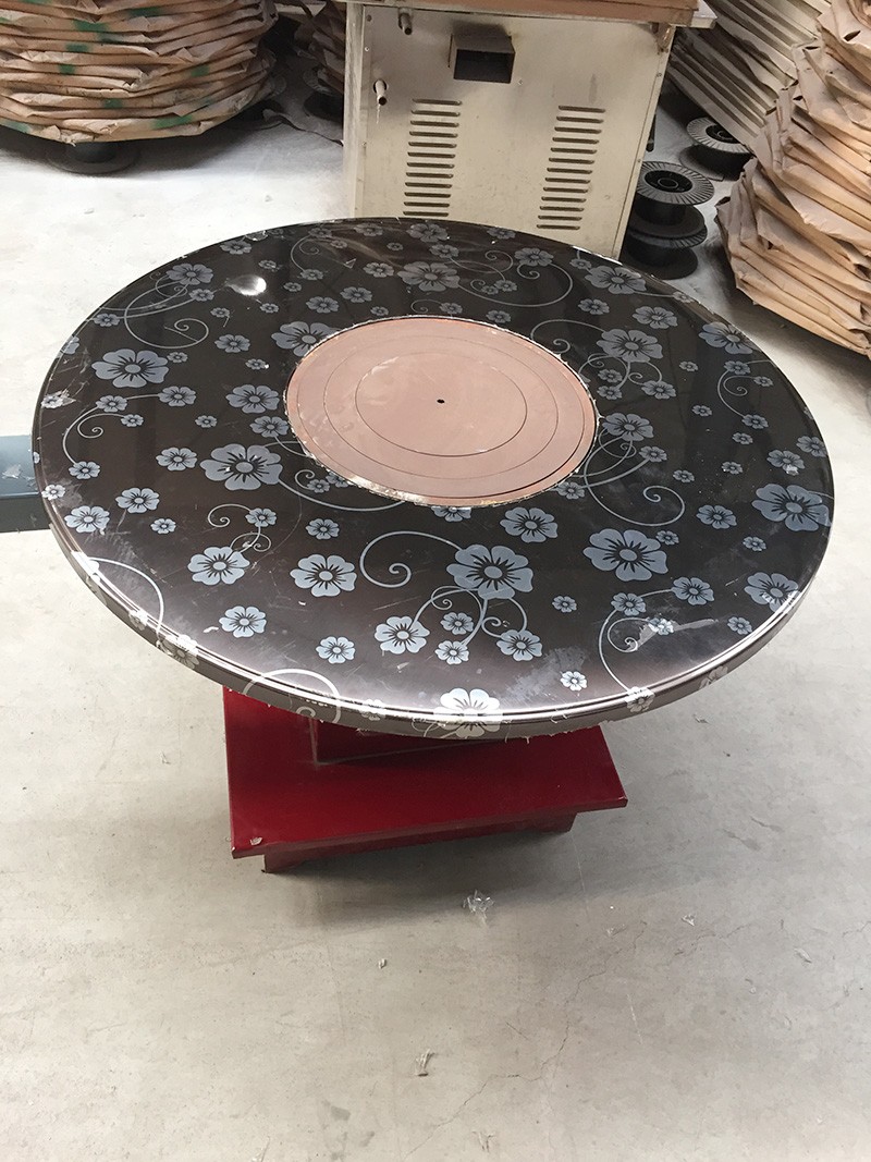  家用炊事取暖爐—【爐具生物質爐】不銹鋼黑色雕花桌面