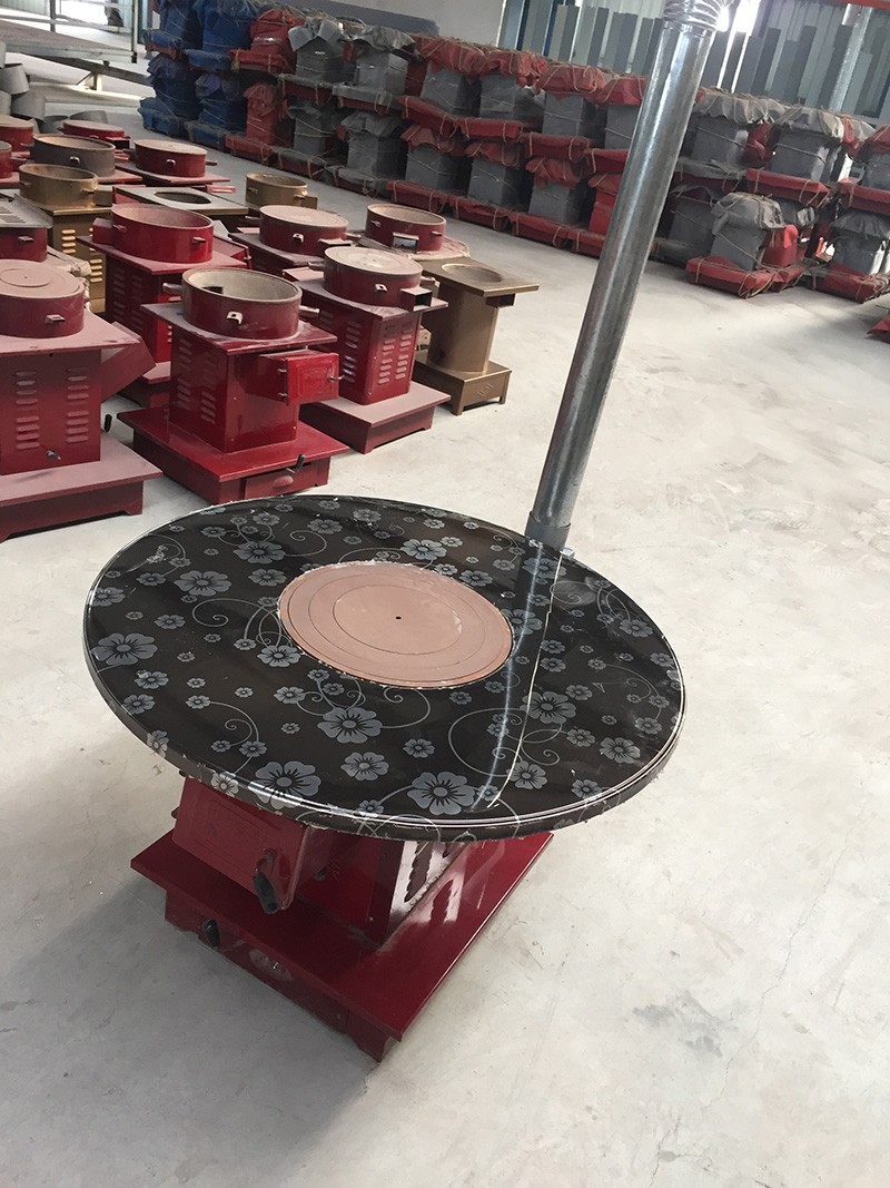  家用炊事取暖爐—【爐具生物質爐】不銹鋼黑色雕花桌面