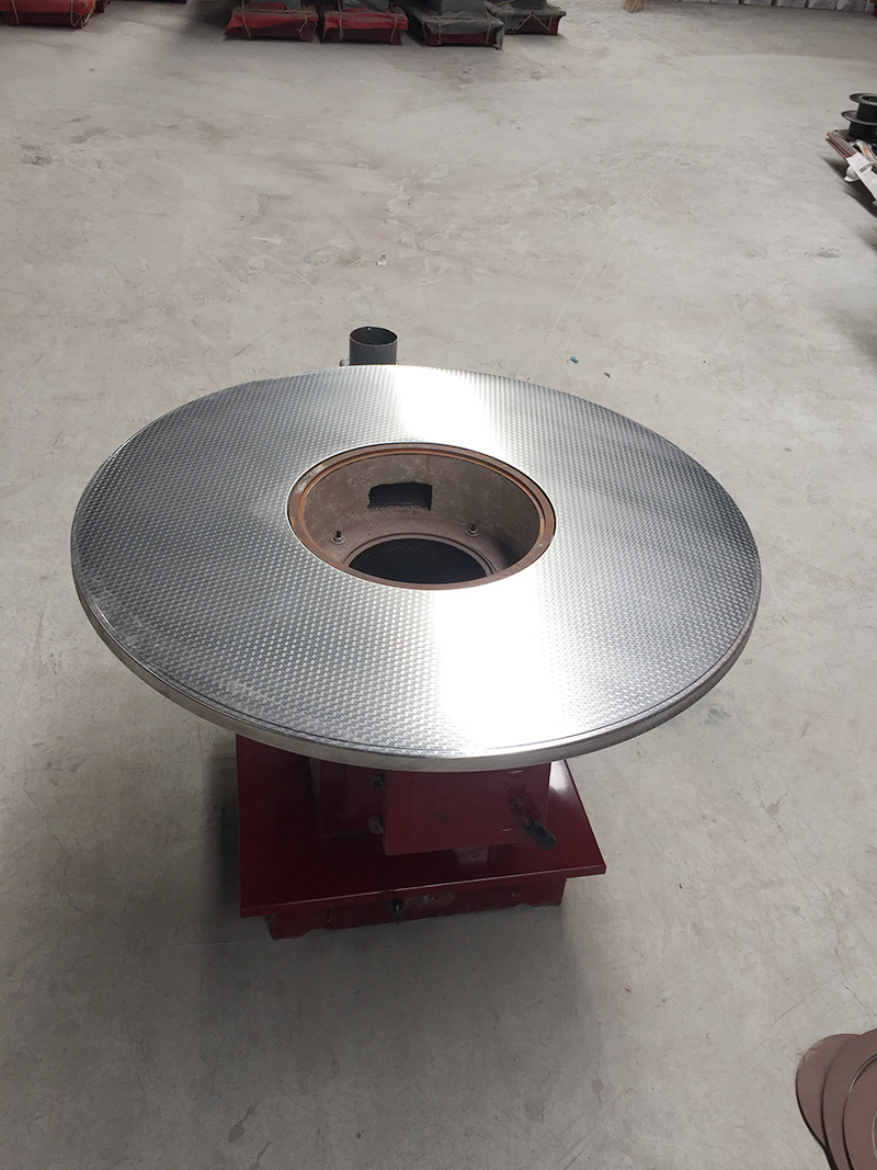 家用炊事取暖爐—【爐具生物質爐】圓形不銹鋼立體方桌面