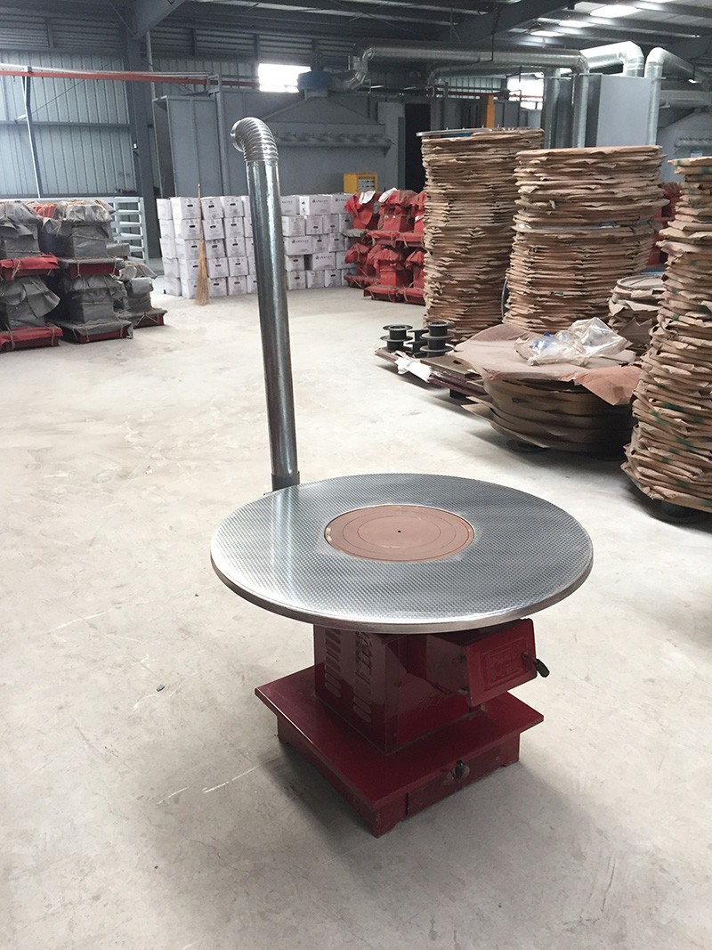 家用炊事取暖爐—【爐具生物質爐】圓形不銹鋼立體方桌面