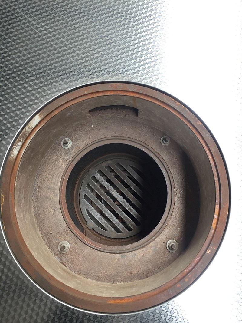 家用炊事取暖爐—【爐具生物質爐】圓形不銹鋼立體方桌面