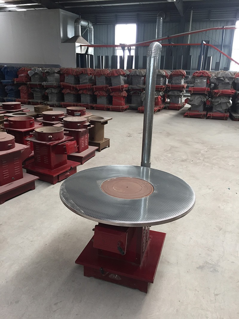 家用炊事取暖爐—【爐具生物質爐】圓形不銹鋼立體方桌面