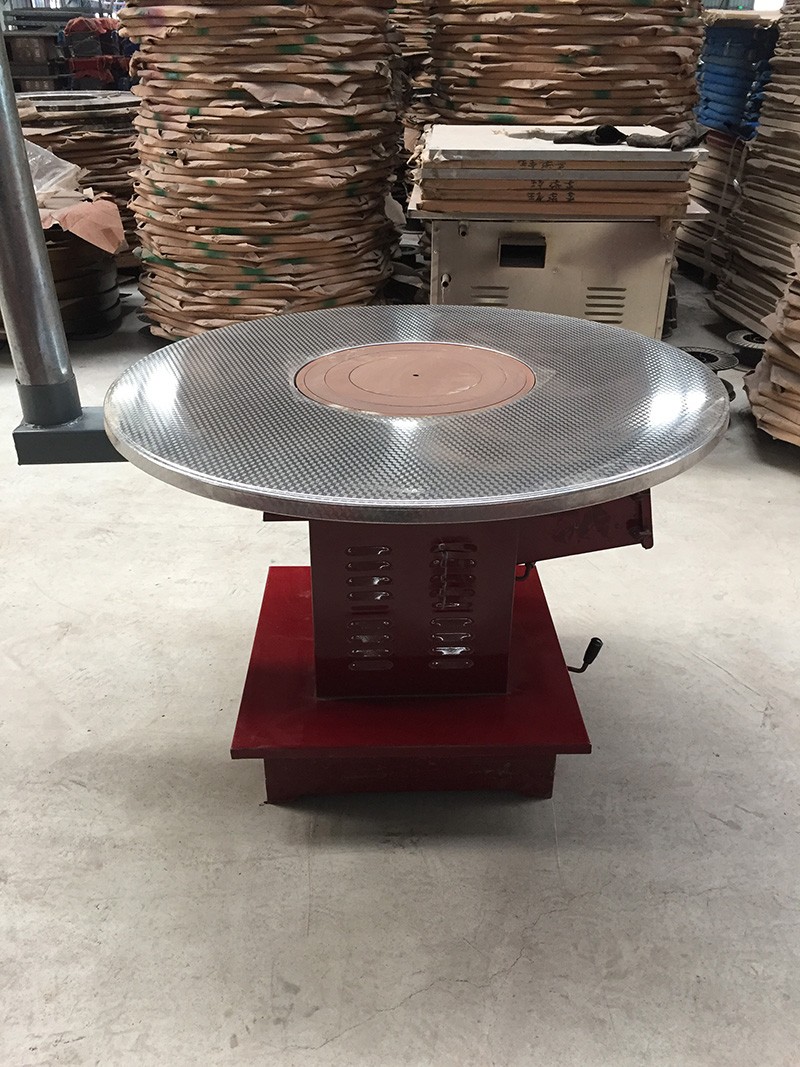 家用炊事取暖爐—【爐具生物質爐】圓形不銹鋼立體方桌面